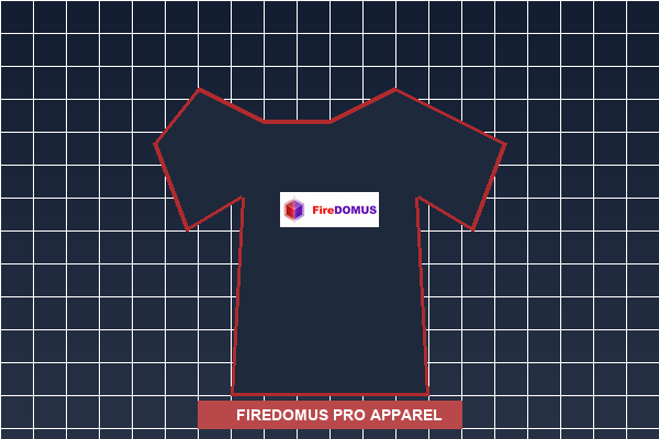 Camiseta corporativa FireDOMUS
